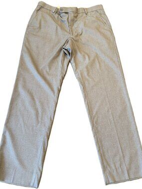 Pronto Uomo Men's Gray Dress Trousers Pants W36 L30
